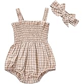 Newborn Baby Girl Bodysuit Sleeveless Halter Frill Romper One-piece Jumpsuit with Headband Summer Clothes Set