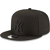New Era MLB 9FIFTY Adjustable Snapback Hat Cap One Size Fits All (New York Yankees Black)