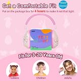 Dr.meter Ear Defenders Children Pink Rabbit SNR 27 dB Adjustable Headband view 5