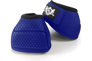 RS Premium Horses Bell Boots | Prevent Horses from Injury | Professional Bell Boots for Horses with Superb Protection, Durability, Comfort, Relaxable & Lightweight | Easily Remove mud & dust