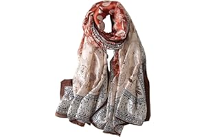 YMXHHB Silk Scarf 100% Mulberry Silk Fashion Scarves Long Lightweight Shawl Wrap …