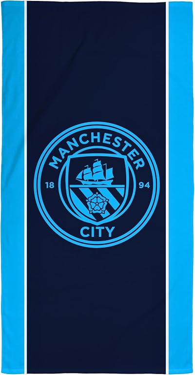 Manchester City FC Towel – 100% Cotton, 75 x 150 cm, Official