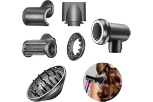 WAJIAYON Diffuser and Adaptor for Dyson Airwrap Styler, Hair Dryer Diffuser Attachment Compatible with Airwrap Styler Converting to Hair Dryer