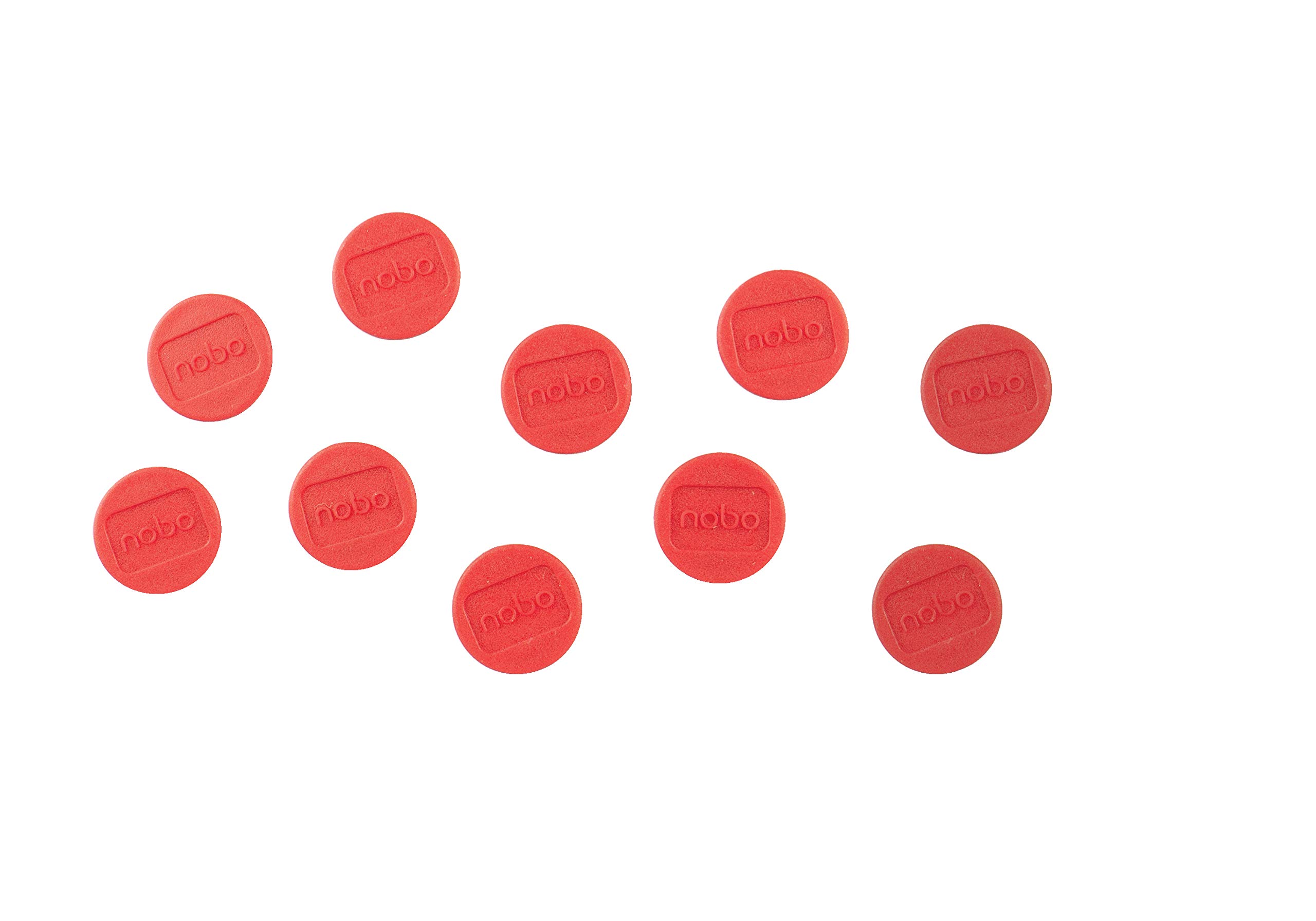 Nobo Magnetic Whiteboard Magnets, 24 mm, Pack of 10, 1915293, Coloured