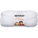Bernat Softee Chunky Yarn (28005) White, 1 - Pack