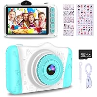 WOWGO Kids Digital Camera - 12MP Children's Selfie Camera with 3.5 Inches Large Screen for Boys and Girls,1080P…