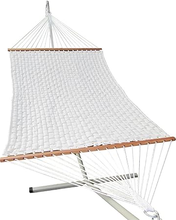 Oak N Oak Basket Weave Hammock And Stand