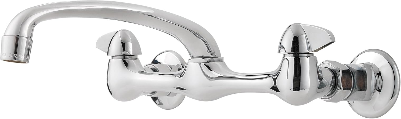 Pfister G1271000 Pfirst Series 2 Handle Wallmount Kitchen Faucet
