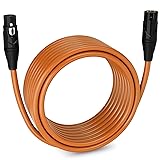 LyxPro 30 Feet XLR Microphone Cable Balanced Male