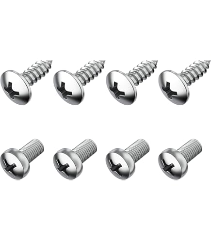 Amazon.com: PRIME AVE Stainless Steel License Plate Screws for