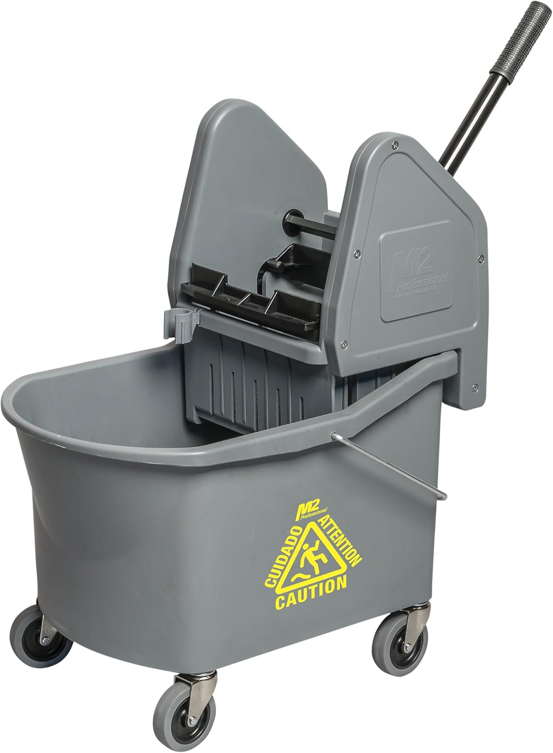 M2 Professional 32Qt/30L Grizzly Mop Bucket with DownPress