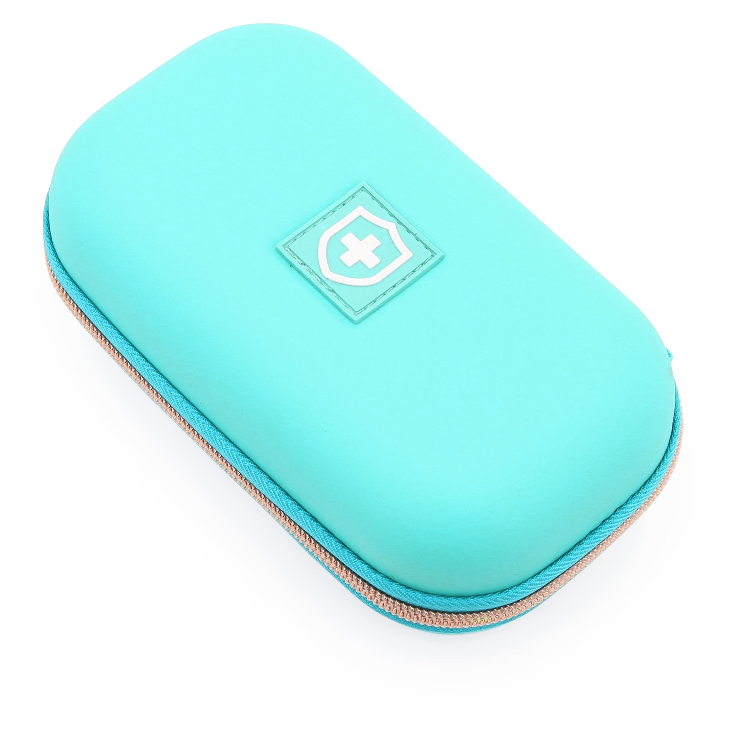 CASEMATIX Asthma Inhaler Case Fits Inhaler Spacer For Adults, Masks, Inhaler Holder and More - Compact Size Fits 6.25