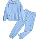 Arshiner 2 Pieces Girls Outfits Tie Dye Sweatsuits Pant Set Long Sleeve Athletic Sweatshirts and Sweatpants with Pockets