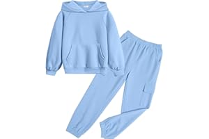 Arshiner 2 Pieces Girls Outfits Tie Dye Sweatsuits Pant Set Long Sleeve Athletic Sweatshirts and Sweatpants with Pockets