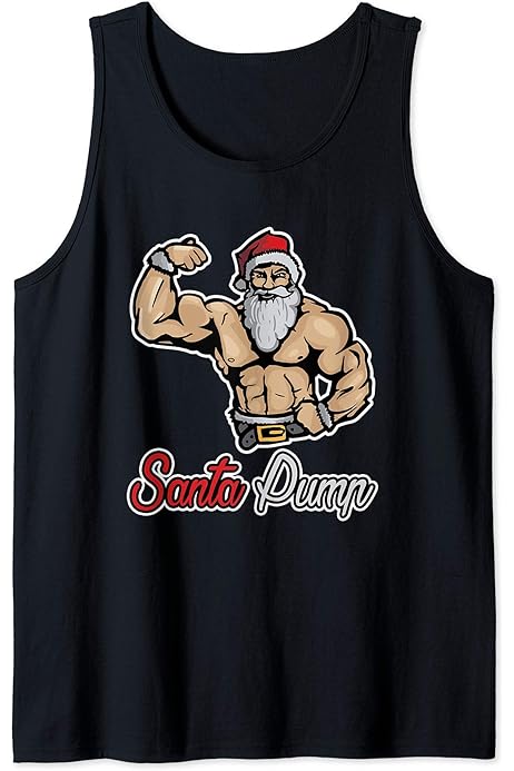 Amazon.com: Fitness Santa Pump Humor Xmas Gym Muscle Santa Claus T-Shirt :  Clothing, Shoes \u0026 Jewelry