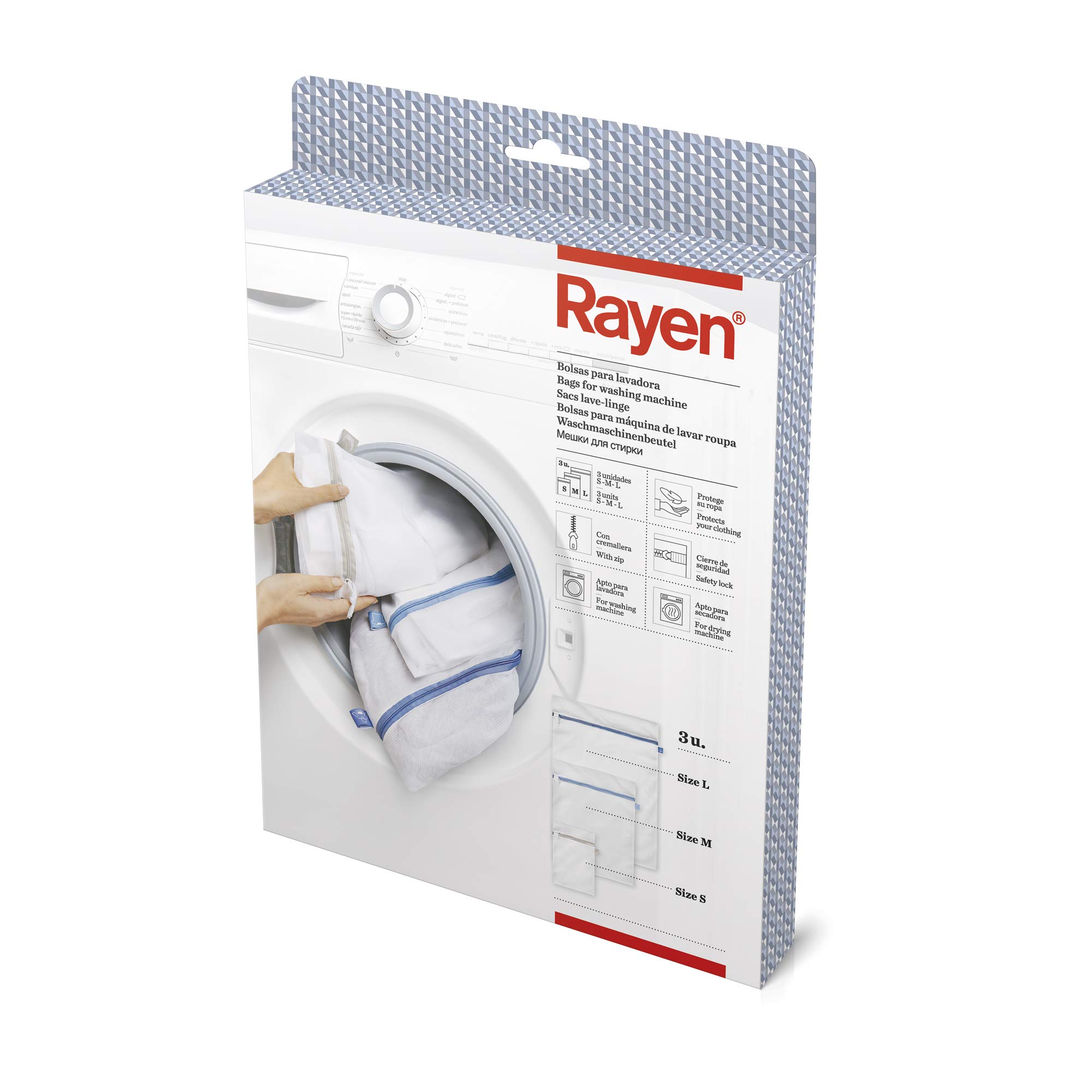 Rayen | Dryer Bag | Zippered Laundry Bag | Reusable protective bag for washing clothes | Three different sizes