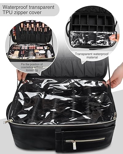 Relavel Makeup Backpack, Professional Makeup Bag for Backpack - Main Image