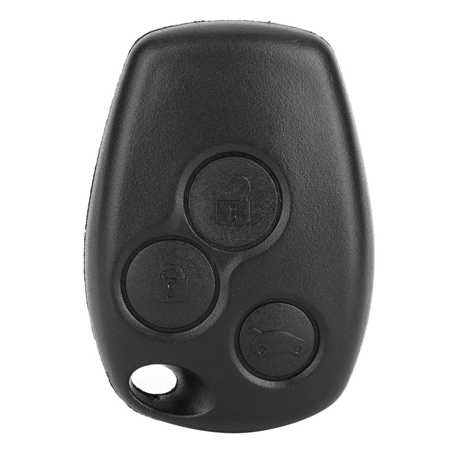 Key Fob Case, for Key Fob Replacement, Dioche 3 Button Car Remote Key Fob Shell Case Fit For Logan Sandero Fluence Master