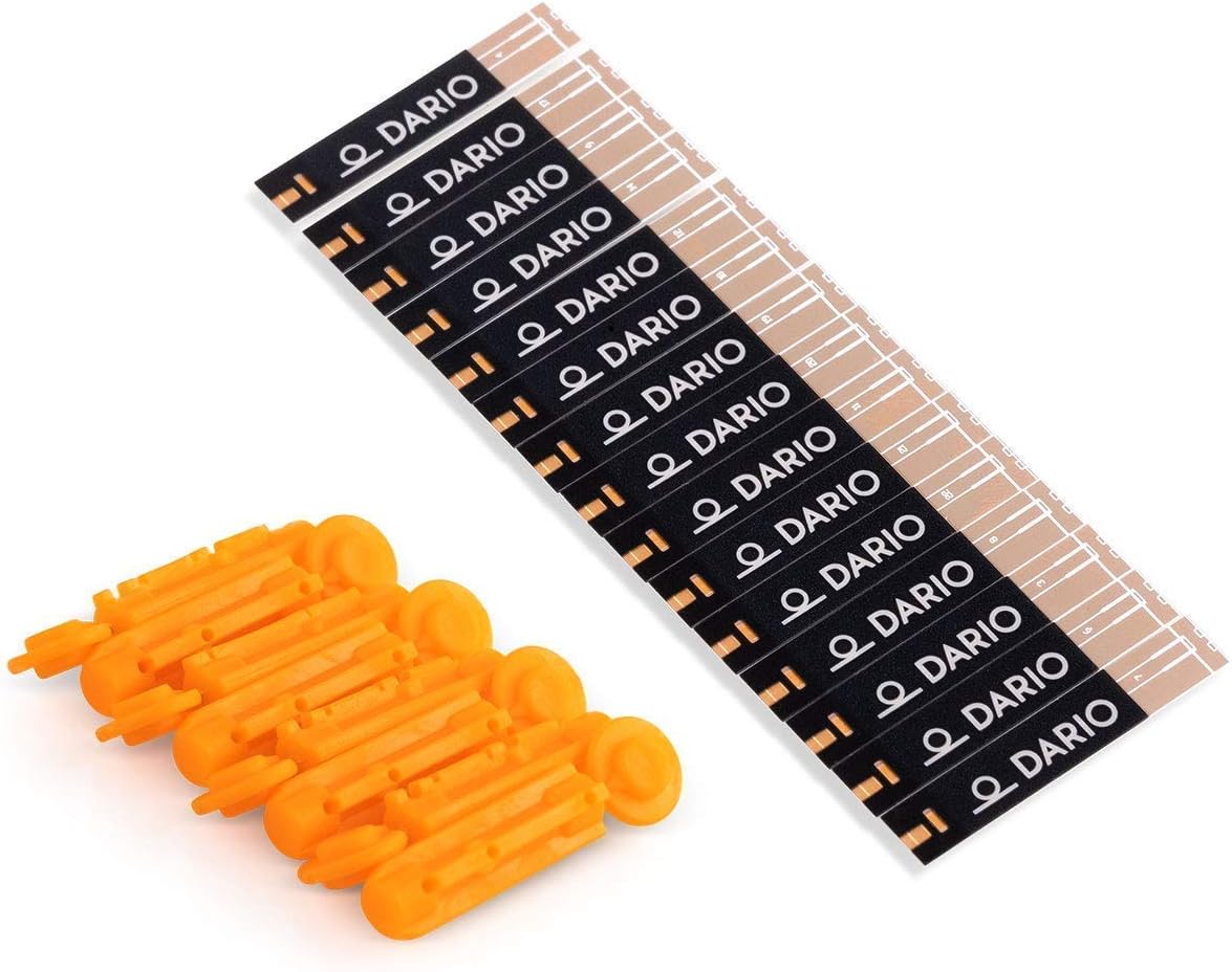 Dario Test Strips and Lancets Bundle Set (100 of Each) for Your Dario Blood Sugar Level Smart Monitoring Kit for Diabetes Care: Health & Personal Care