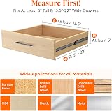 Lifewit 8 Pack Adjustable Drawer Dividers 34-56 cm 5 inch width White view 2