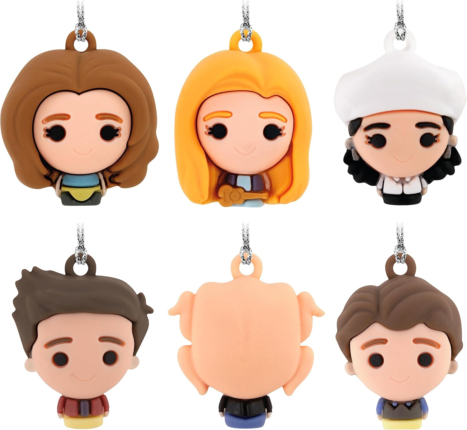Ornaments - Hallmark Miniature Friends Christmas Ornaments, Set of 6 Mini Ornaments for Christmas Tree