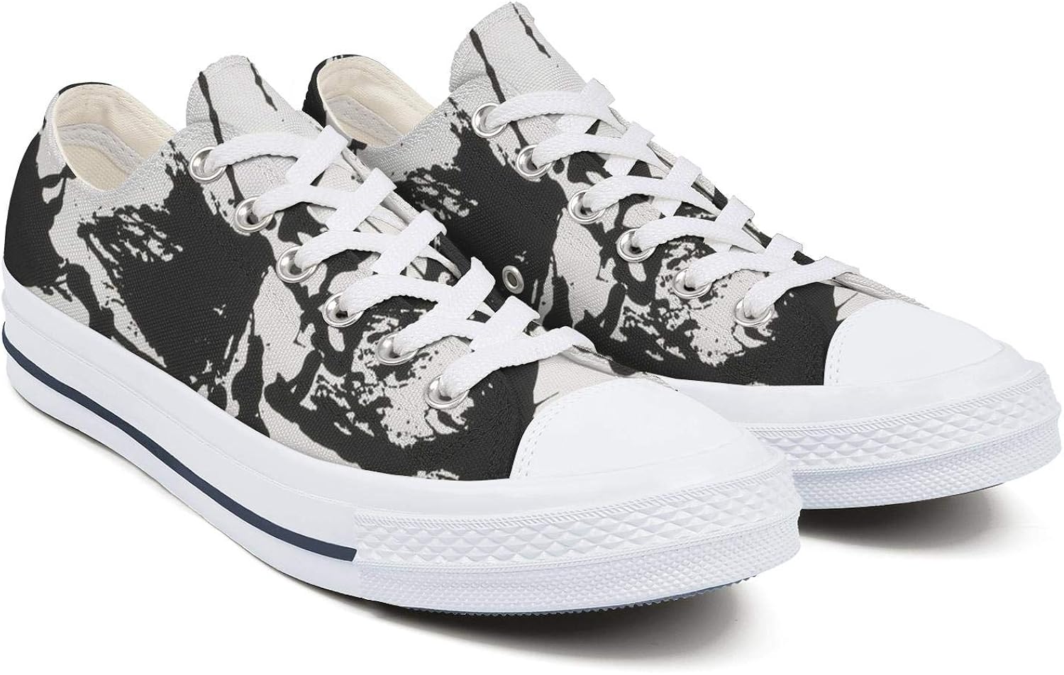 HFDSH6 Mens JacksonPollock1951FreeFormBlackslipons Pretty Lace Up Sneakers