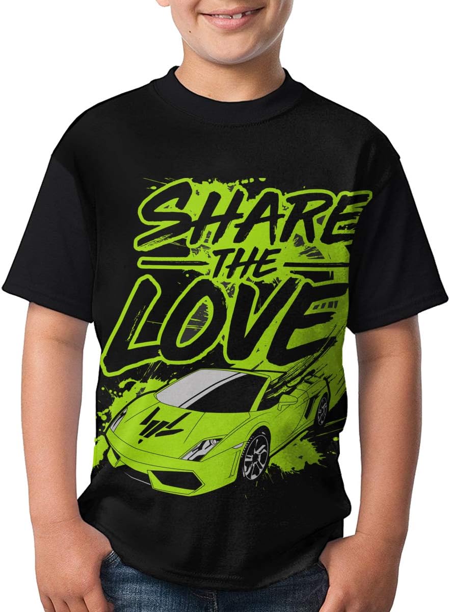 Share The-Love-Stephen Fan Teenager T-Shirt Short Shirts Printed Tees Youth