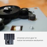 sourcing map Mod 1 16T Pinion Gear 5mm Bore Hardened Steel RC Motor Spur Gear view 6