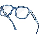VISOONE Oversized Square Blue Light Blocking Glasses Fashion Computer Eyewear for Women and Men BENNETT