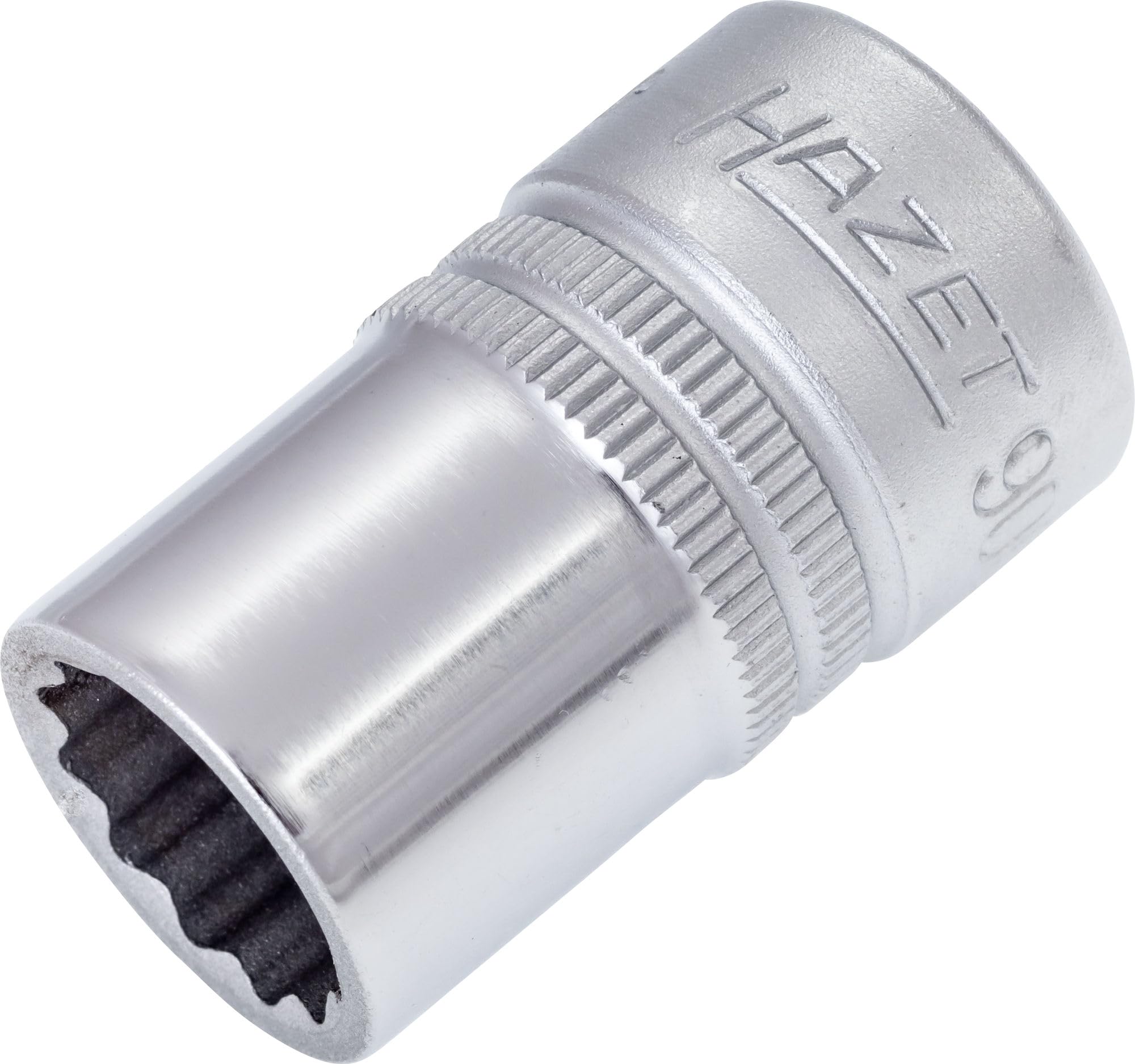 HAZET 900Z-14 38 mm 12-Point Traction Profile Socket - Chrome-Plated/Polished