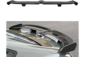 RoyalParts 54 Inch Universal Rear Spoiler, Carbon Fiber PRO Style Trunk Wing Car Tail Spoiler W/Adhesive