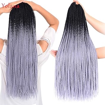 Amazon Com 24 Crochet Senegalese Twist Braids Hair Small