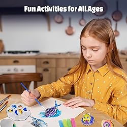 EPUMP Shell Painting Kit for Kids Ages 6-8 - Glow
