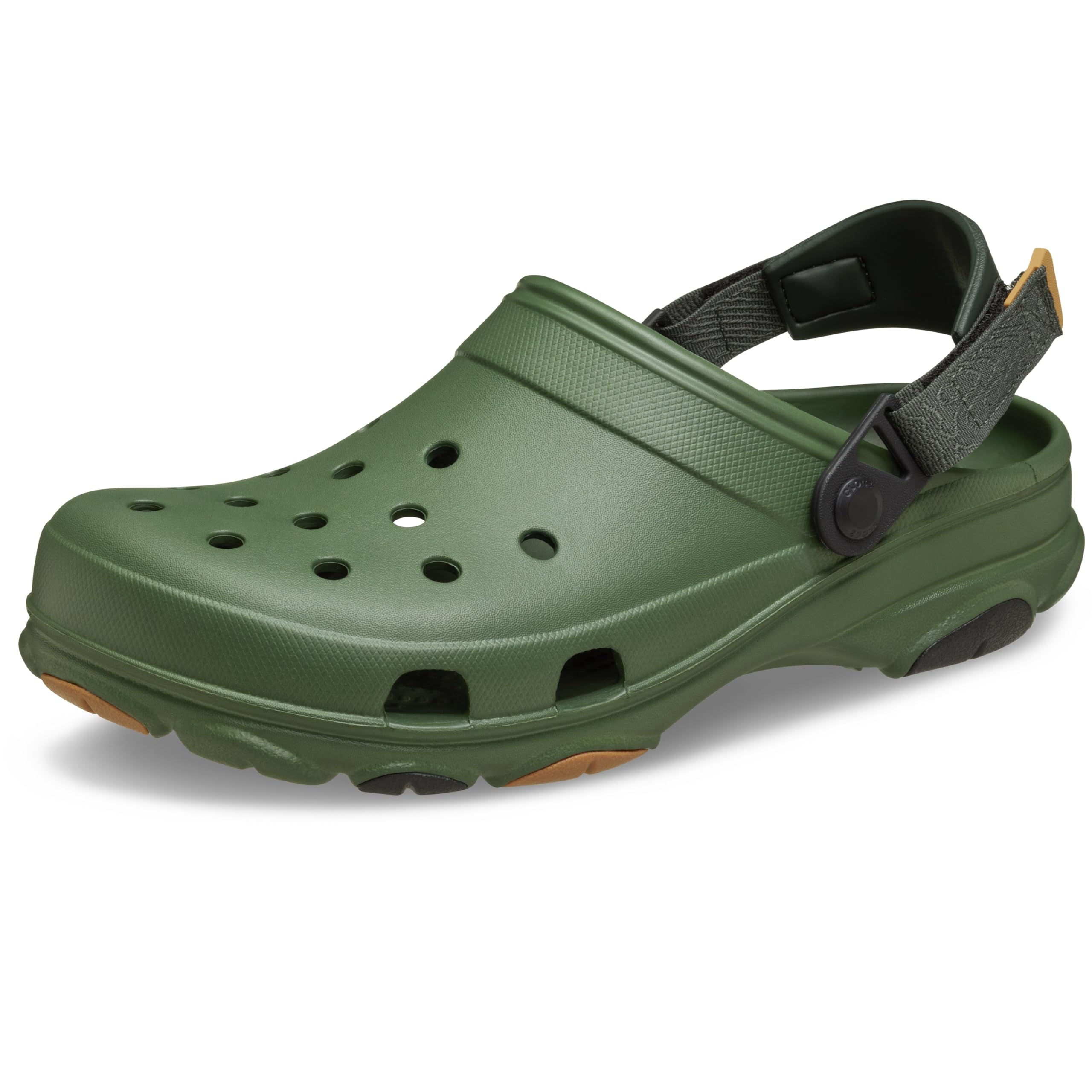 Crocs Unisex Classic All-Terrain Clog Army Green Men 13, Women 15 Medium Image