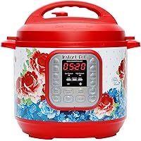 The Pioneer Woman Instant Pot DUO60 6-Quart Frontier Rose 7-In-1 Multi-Use Programmable Pressure Cooker, Slow Cooker…