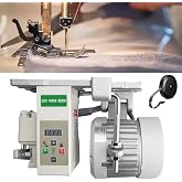 Servo Motor Sewing Machine AC110V, 750w 1HP Industrial Brushless Sewing Machine Motor with Pure Copper Coils, Energy Saving Mute (White, 750W)
