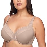 Olga Women's Plus Size Cloud 9 Underwire Contour Lace Bra