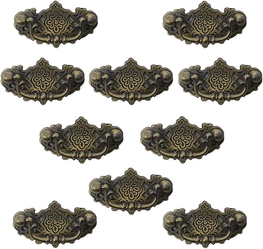 Dresser Drawer Bail Pull Handles Vintage Style Furniture Hardware