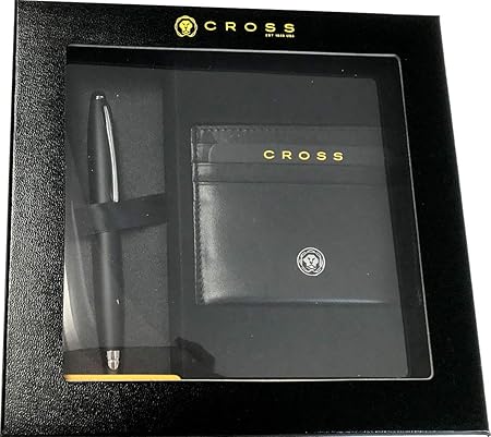 Amazon クロス ボールペン 油性 ギフトセット カレイ At0112 14 2 マットブラック 限定 レザーカードケース付 正規輸入品 ペンケース 文房具 オフィス用品
