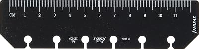 Filofax Pocket Ruler Page Marker Black