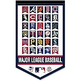 Baseball League All Teams Pennant Banner