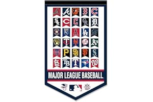 WINCRAFT Baseball League All Teams Pennant Banner