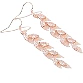 GAOKOXI Cubic Zirconia Wedding Earrings for Bridal Bridesmaid Rhinestone Dangle Earrings Crystal Drop Earrings for Women Prom Party Jewelry Gifts