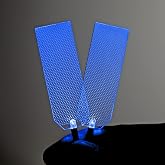 mlnyitus Cosplay DIY Acrylic led Light, Helmet Lights kit RGB Superhero for Men Kids Gifts Blue