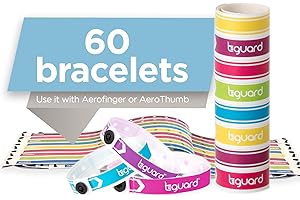 TGuard AeroThumb & AeroFinger Bracelets – Authentic, Non-Rip Wristbands to Secure ThumbGuards and FingerGuards – Finger & Thu