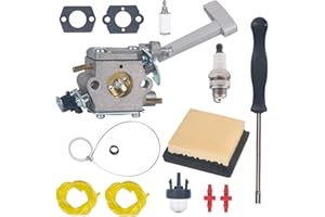 Mikatesi BP42 Carburetor Carb Tune Up Kit for Ryobi BP42 RY08420 RY08420A RY42BPEMC RY42WB Backpack Blower 308054093 308054079