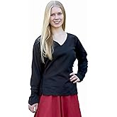 Battle-Merchant Renaissance Blouse Aila – Lace-Up Cotton Top for Women, Medieval Peasant Style & Fantasy Festival Outfit