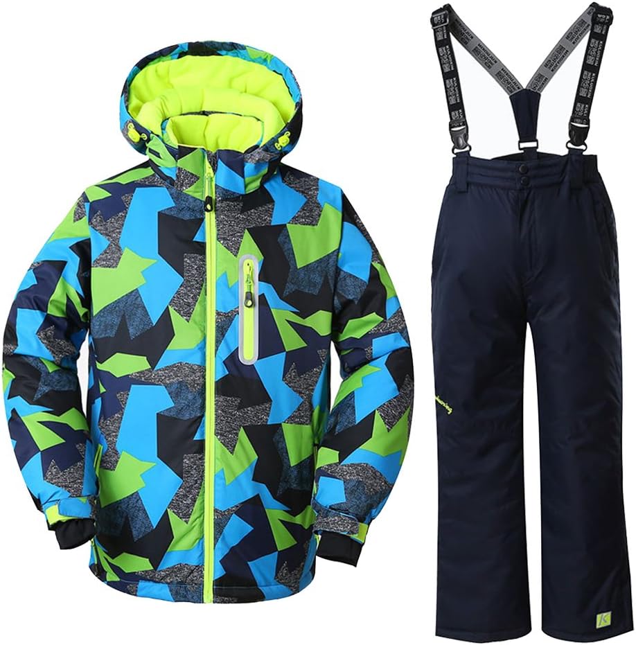 Boy's Ski Suit Waterproof Windproof Ski Jacket Pants Colorful Buy