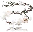 Love Fairy Blumen-Stirnband Mit Rosen – Violettes Blütenkrönchen Für Hochzeit & Festivals