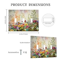 Xuejiaku Light Switch Cover Plate Colorful